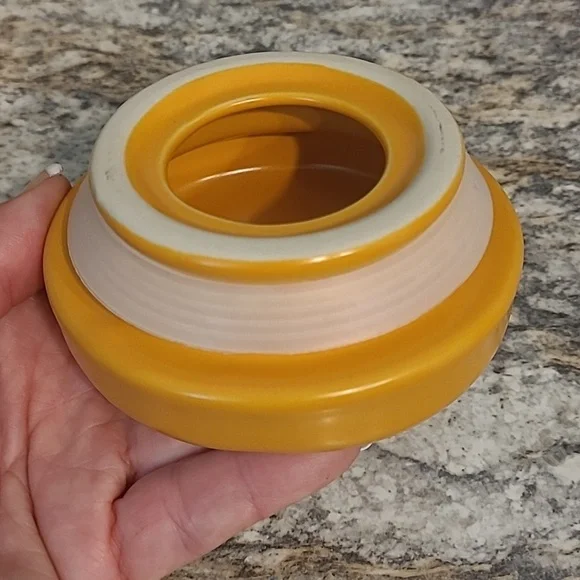 Rae Dunn Oh My Gourd Tall Canister Mustard Color - Picture 8 of 13